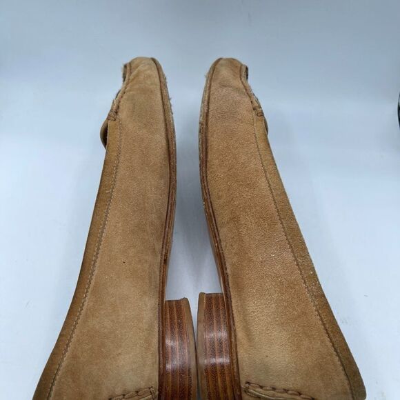 Stuart Weitzman Animal Print Suede Loafer 8 - Picture 5 of 10